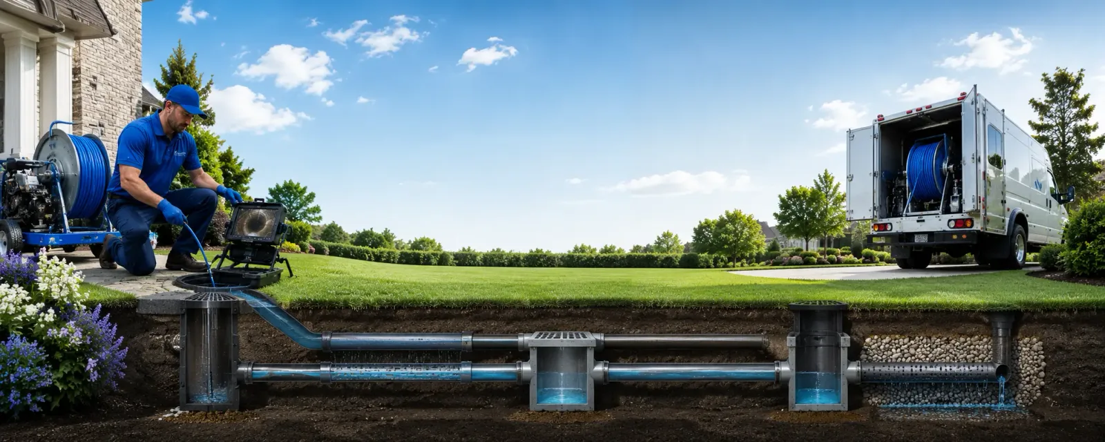 Outdoor drain cleaning information for Leopold, IN